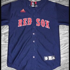 5/$25🖤 Boston Red Sox button up jersey - adidas